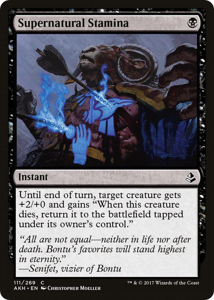 Supernatural Stamina 111 (Amonkhet)  - Foil | Good Games Adelaide SA