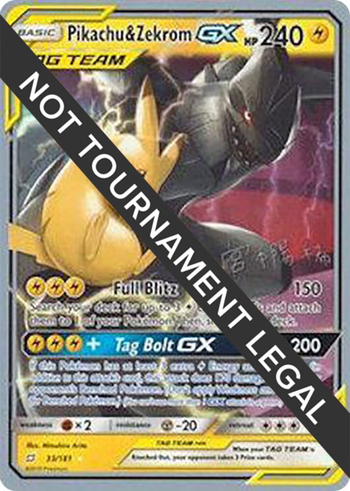 Pikachu and Zekrom GX 2019 Haruki Miyamoto 33/181 (World Championship Decks)  | Good Games Adelaide SA