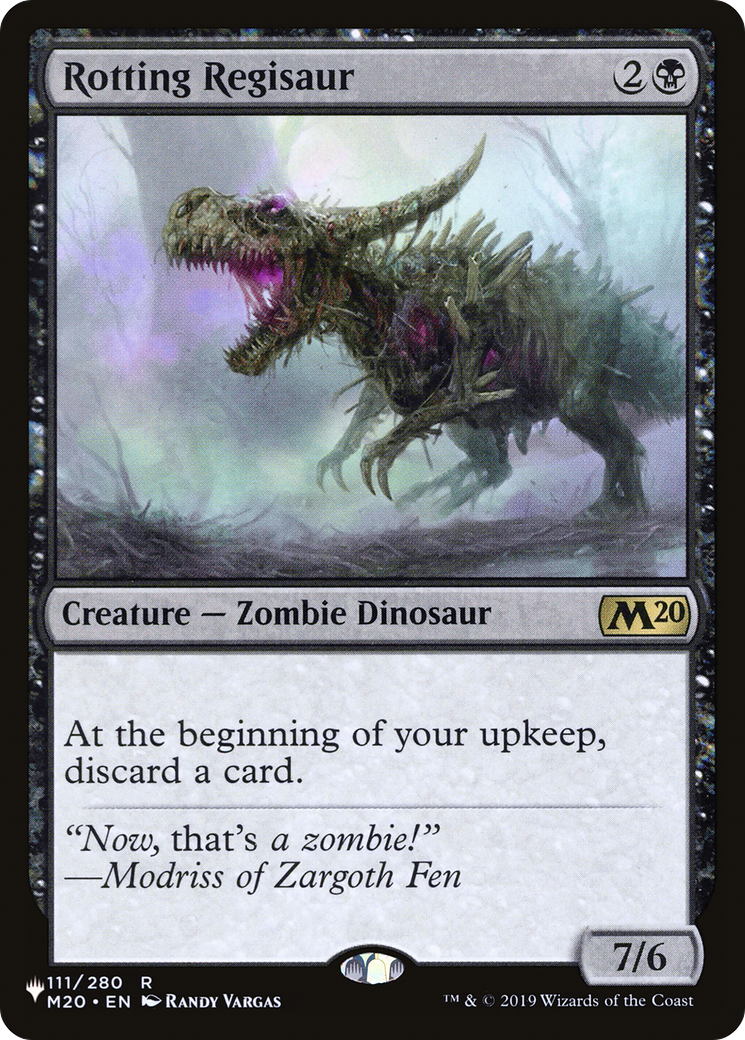 Rotting Regisaur [The List] | Good Games Adelaide SA