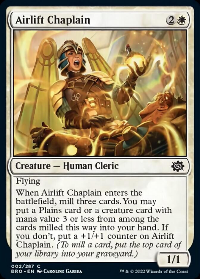 Airlift Chaplain [The Brothers' War] | Good Games Adelaide SA