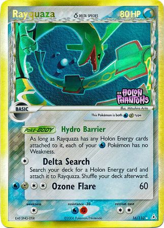 Rayquaza (16/110) (Delta Species) (Stamped) [EX: Holon Phantoms] | Good Games Adelaide SA