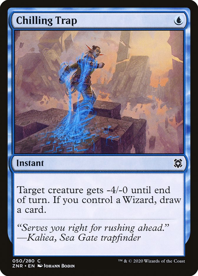 Chilling Trap 50/280 (Zendikar Rising)  | Good Games Adelaide SA
