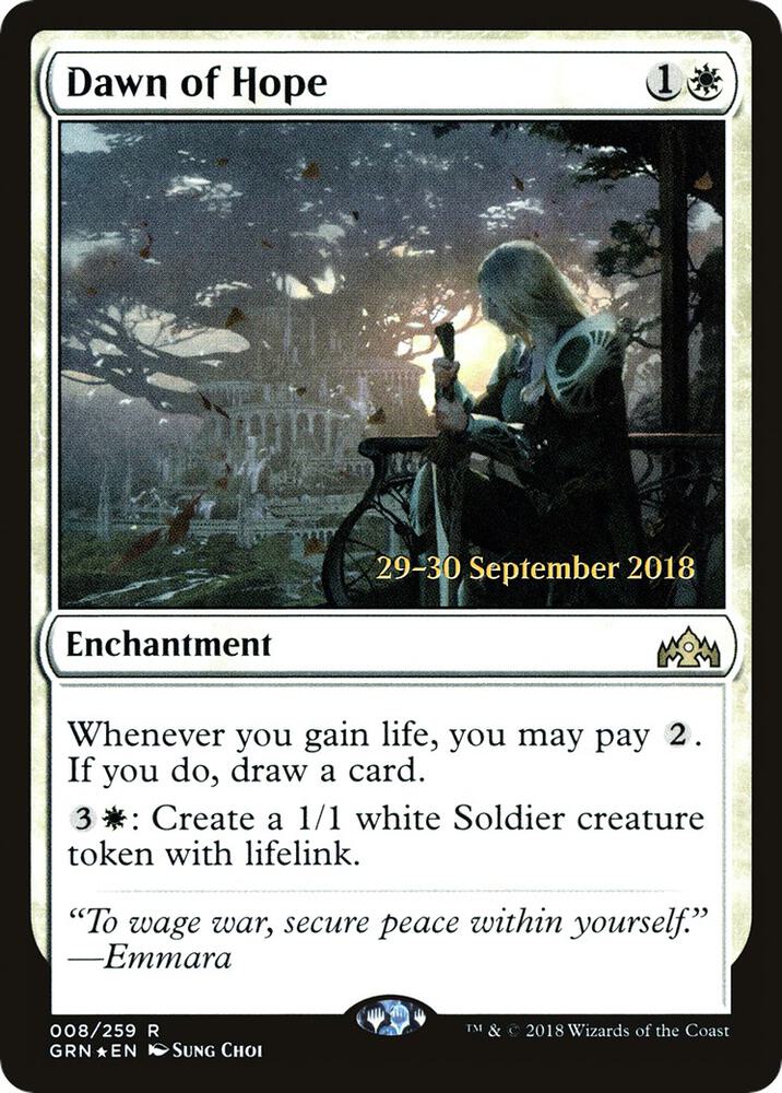Dawn of Hope 8 (Prerelease Cards)  - Foil | Good Games Adelaide SA