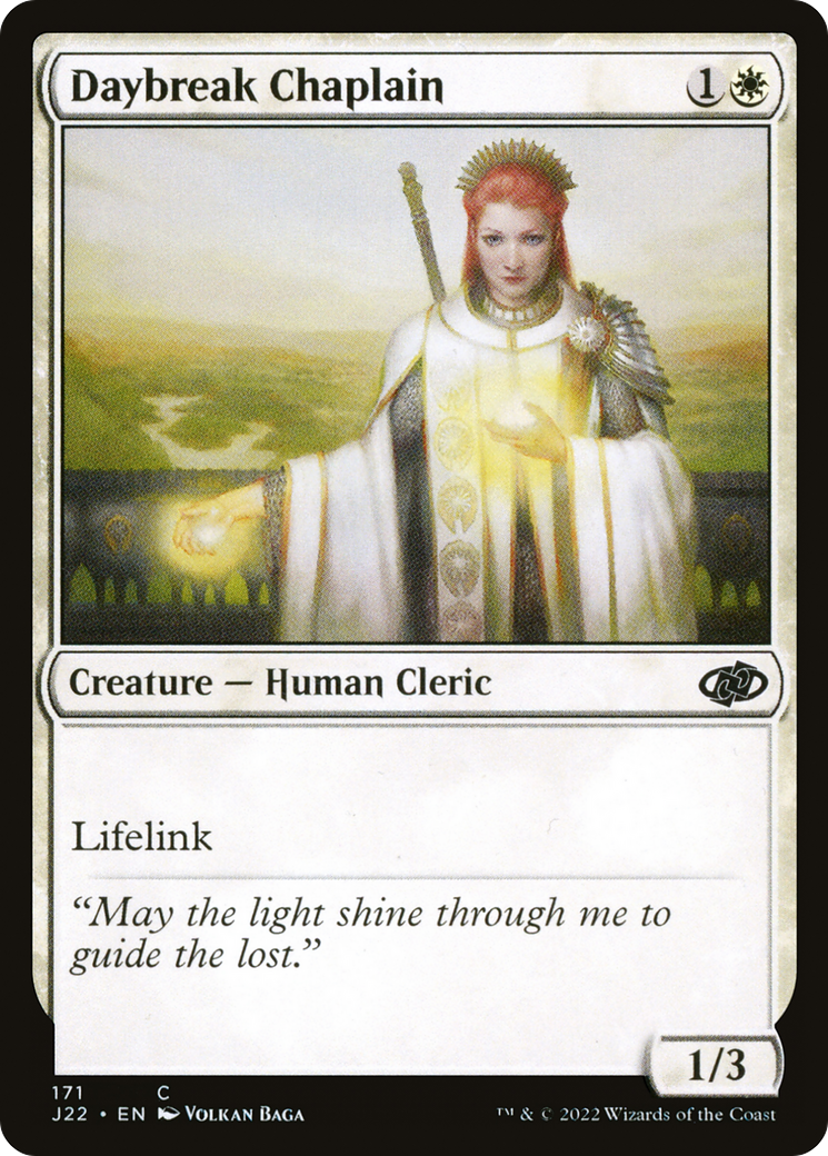 Daybreak Chaplain [Jumpstart 2022] | Good Games Adelaide SA