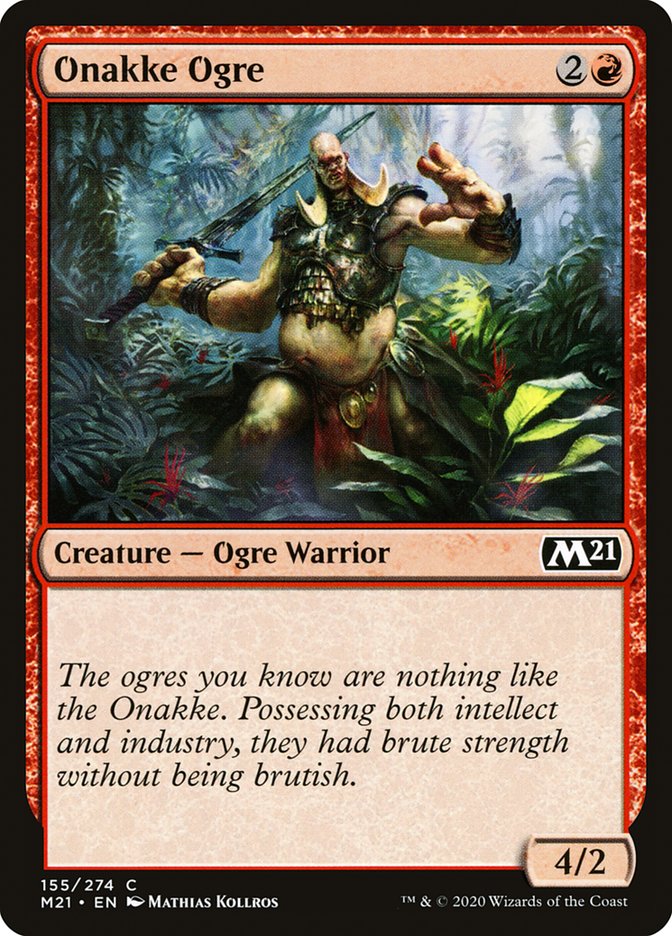 Onakke Ogre 155 (Core Set 2021)  | Good Games Adelaide SA