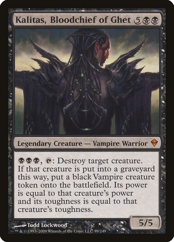 Kalitas, Bloodchief of Ghet 99 (Zendikar)  - Foil | Good Games Adelaide SA