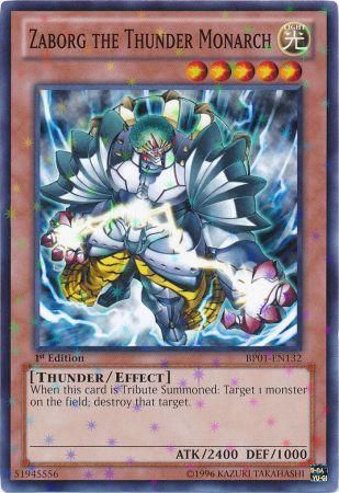 Zaborg the Thunder Monarch [BP01-EN132] Starfoil Rare | Good Games Adelaide SA