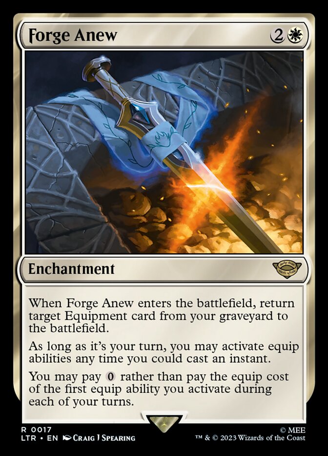 Forge Anew 17 (Universes Beyond: The Lord of the Rings: Tales of Middle-earth)  - Foil | Good Games Adelaide SA