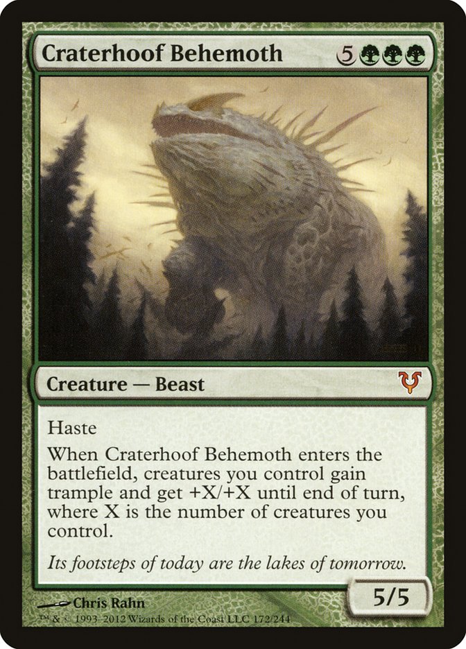 Craterhoof Behemoth [Avacyn Restored] | Good Games Adelaide SA