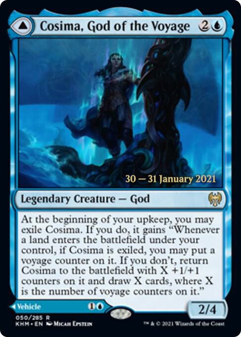 Cosima God of the Voyage 50 (Prerelease Cards)  - Foil | Good Games Adelaide SA