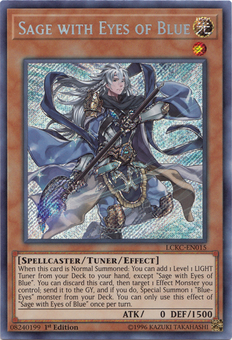 Sage with Eyes of Blue [LCKC-EN015] Secret Rare | Good Games Adelaide SA