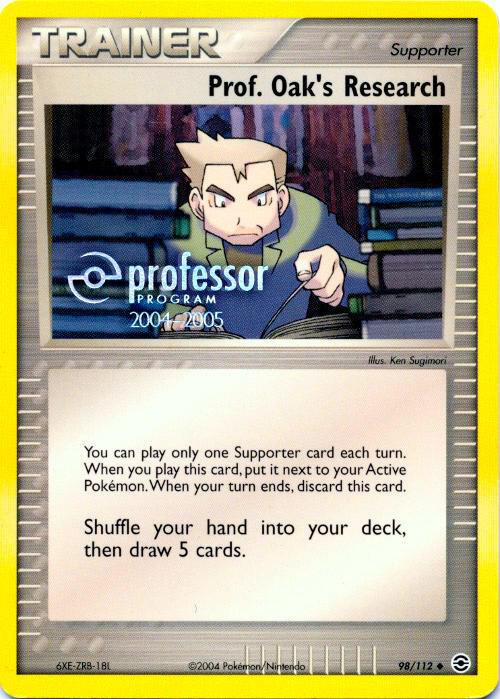 Prof Oaks Research 2004 2005 98/112 (Professor Program Promos)  | Good Games Adelaide SA