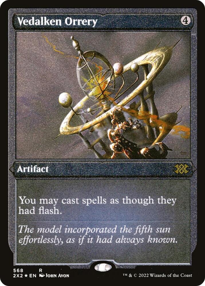 Vedalken Orrery Foil Etched 568 (Double Masters 2022)  - Foil | Good Games Adelaide SA