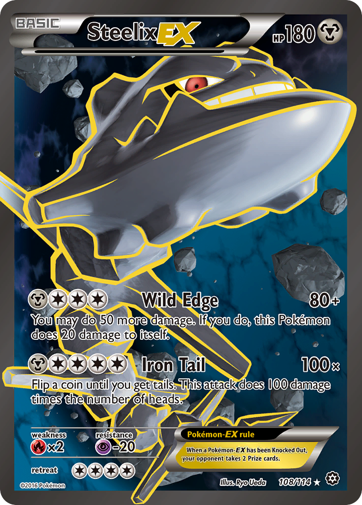 Steelix EX (108/114) [XY: Steam Siege] | Good Games Adelaide SA
