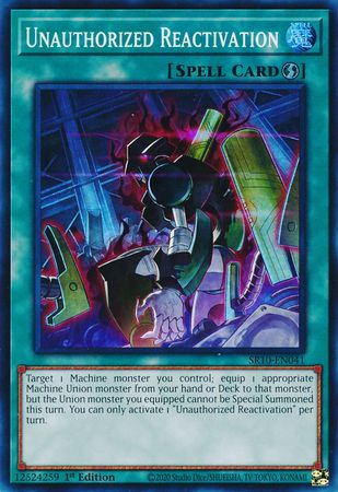 Unauthorized Reactivation [SR10-EN041] Super Rare | Good Games Adelaide SA
