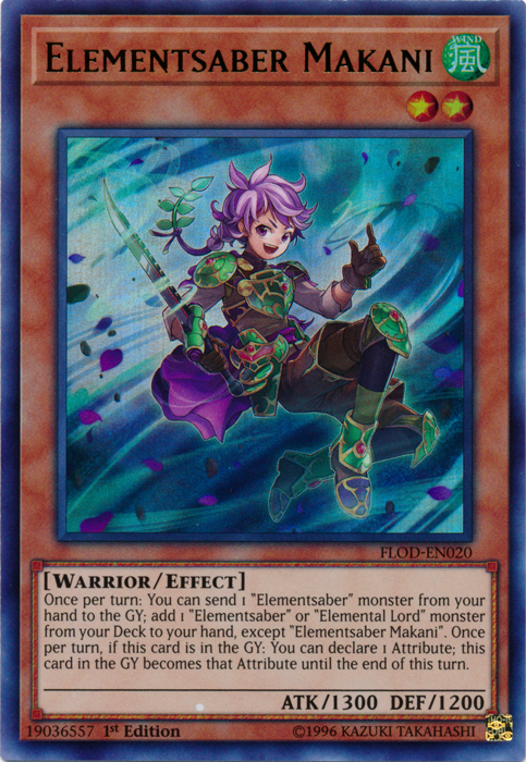 Elementsaber Makani [FLOD-EN020] Ultra Rare | Good Games Adelaide SA