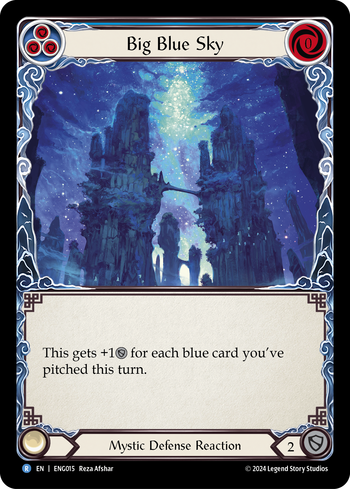 Big Blue Sky [ENG015] (Part of the Mistveil Enigma Blitz Deck) | Good Games Adelaide SA