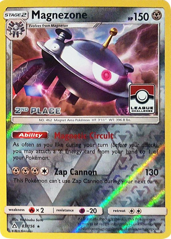 Magnezone 83 156 League Challenge 2nd Place 083/156 (League & Championship Cards)  - Reverse Holofoil | Good Games Adelaide SA