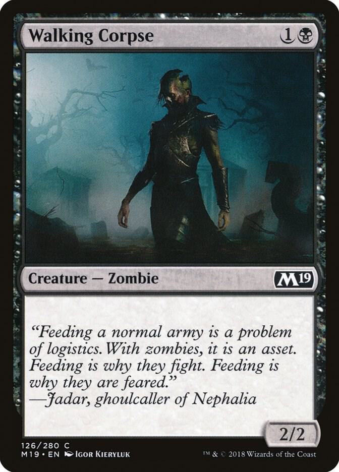 Walking Corpse 126 (Core Set 2019)  - Foil | Good Games Adelaide SA