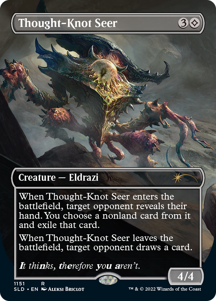 Thought-Knot Seer (1151) (Borderless) [Secret Lair Drop Series] | Good Games Adelaide SA