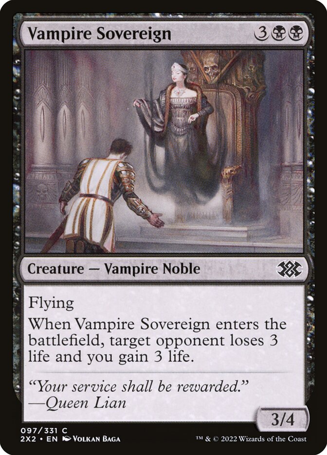 Vampire Sovereign 97 (Double Masters 2022)  | Good Games Adelaide SA