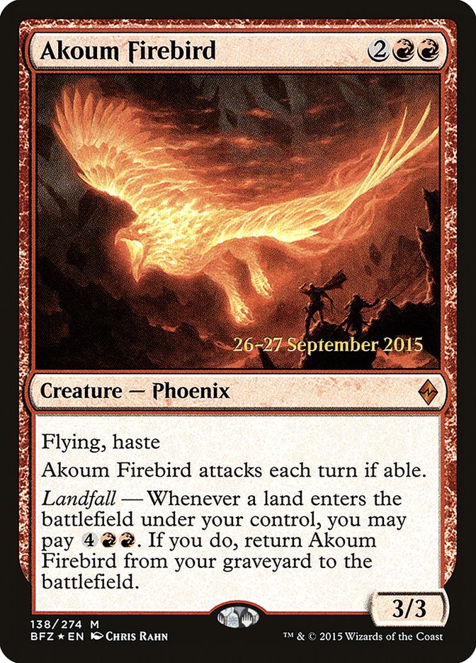 Akoum Firebird [Battle for Zendikar Promos] | Good Games Adelaide SA