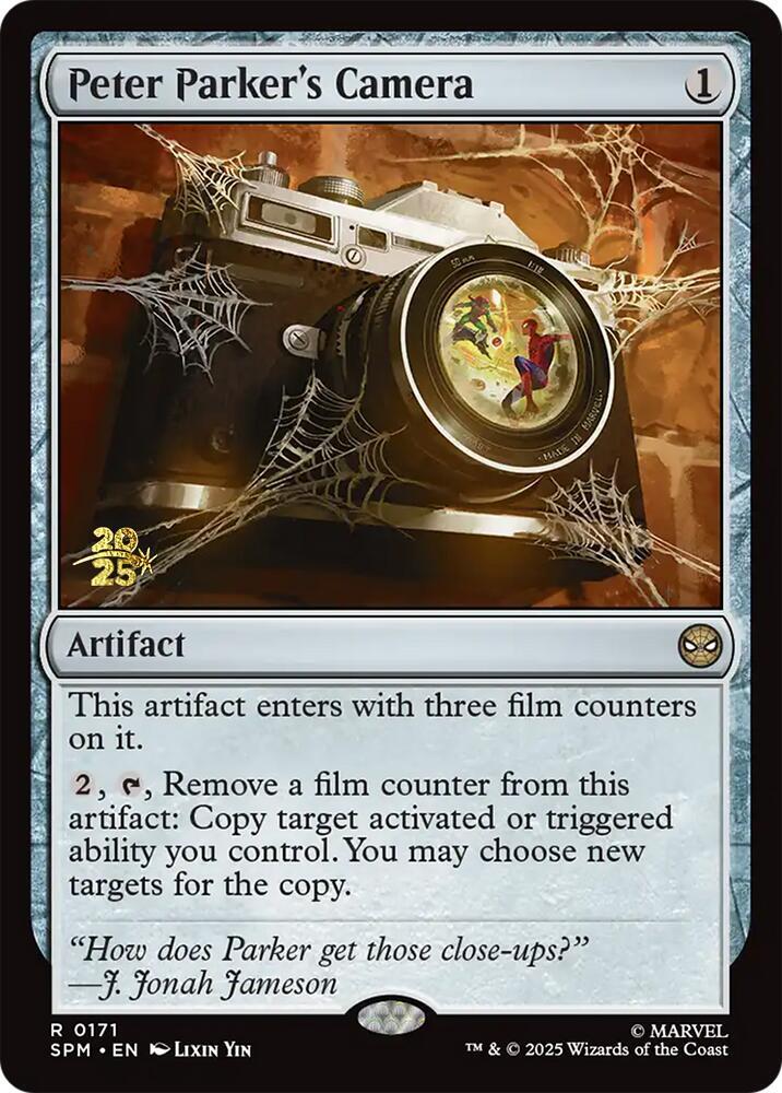 Peter Parkers Camera 171 (Prerelease Cards)  - Foil | Good Games Adelaide SA