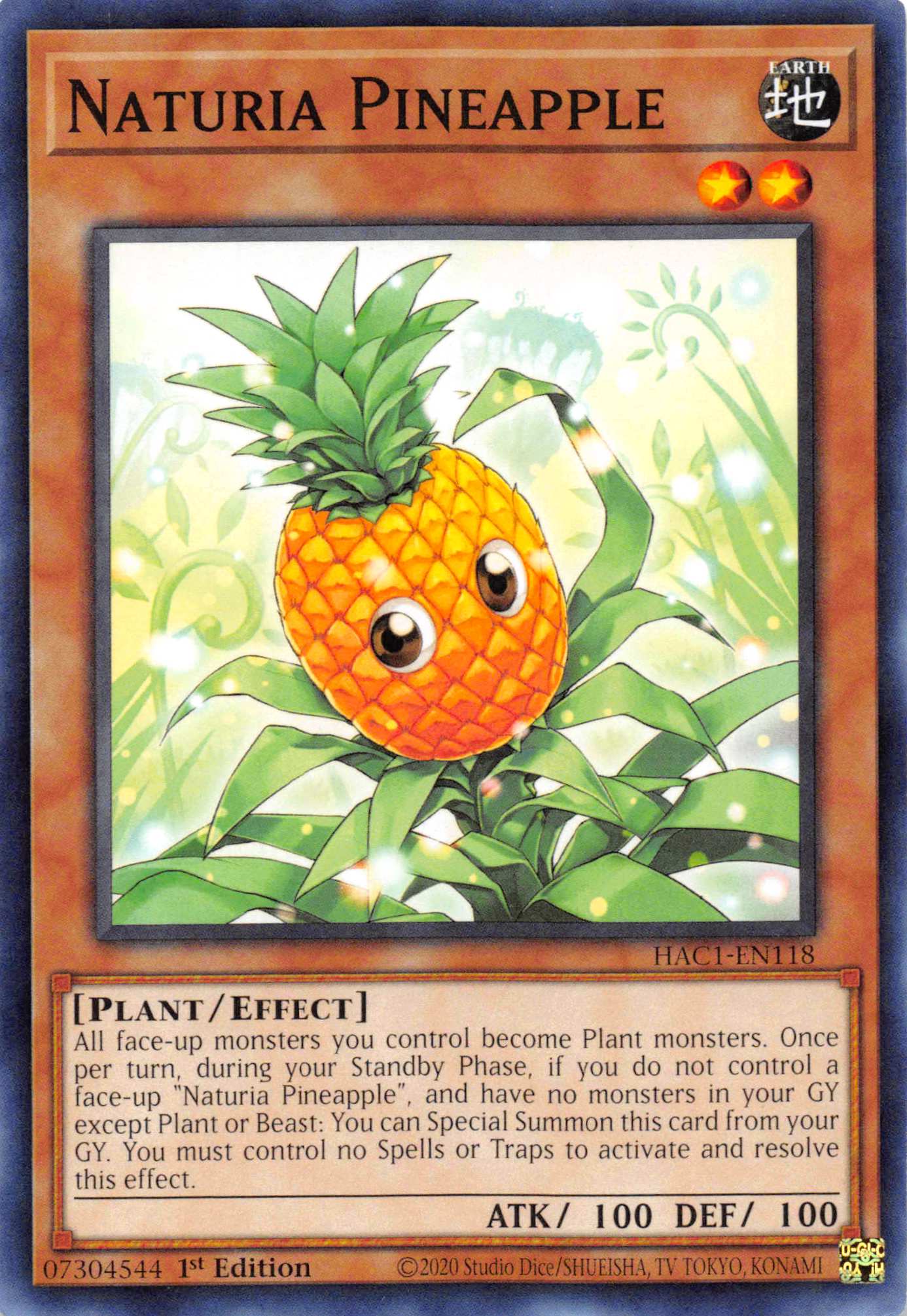 Naturia Pineapple (Duel Terminal) [HAC1-EN118] Parallel Rare | Good Games Adelaide SA