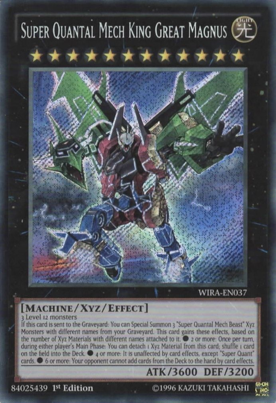 Super Quantal Mech King Great Magnus [WIRA-EN037] Secret Rare | Good Games Adelaide SA