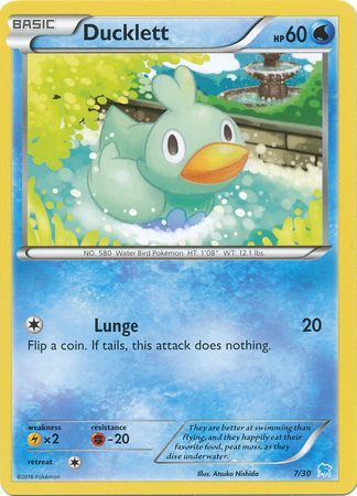 Ducklett (7/30) [XY: Trainer Kit 3 - Suicune] | Good Games Adelaide SA