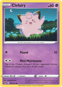 Clefairy (063/185) [Sword & Shield: Vivid Voltage] | Good Games Adelaide SA