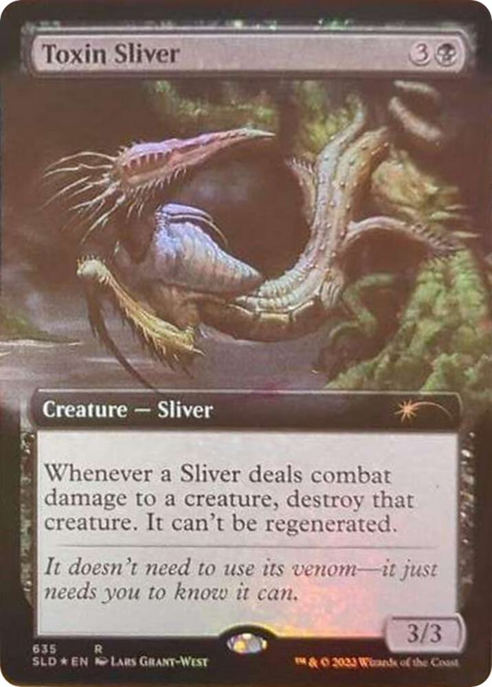 Toxin Sliver Extended Art 635 (Secret Lair Drop Series)  - Foil | Good Games Adelaide SA
