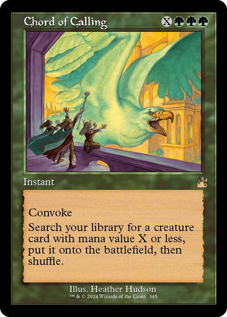 Chord of Calling (Retro Frame) [Ravnica Remastered] | Good Games Adelaide SA