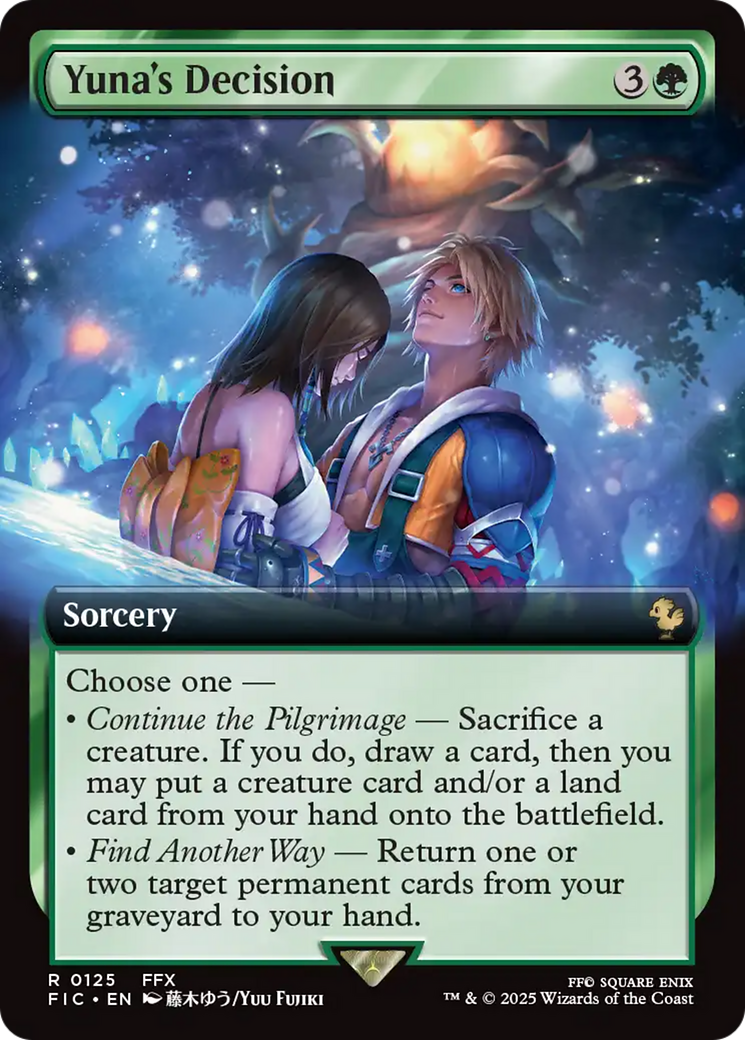 Yuna's Decision (Extended Art) [FINAL FANTASY Commander] | Good Games Adelaide SA