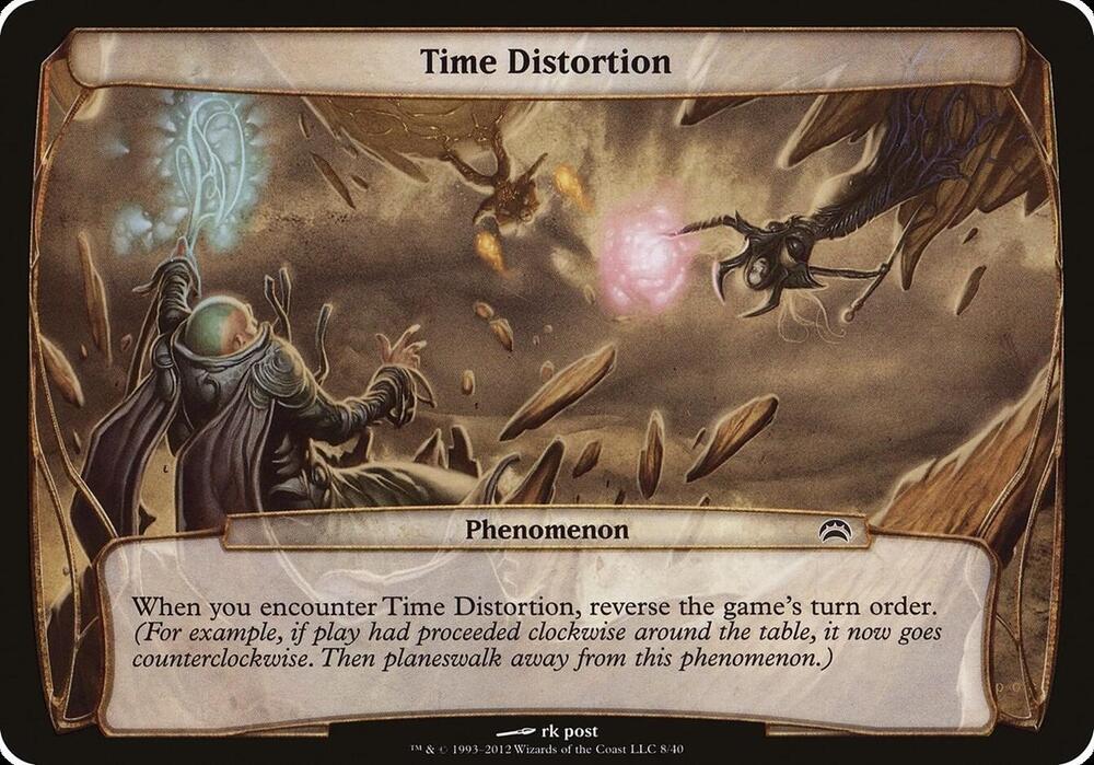 Time Distortion Planechase 2012 8 (Oversize Cards)  | Good Games Adelaide SA
