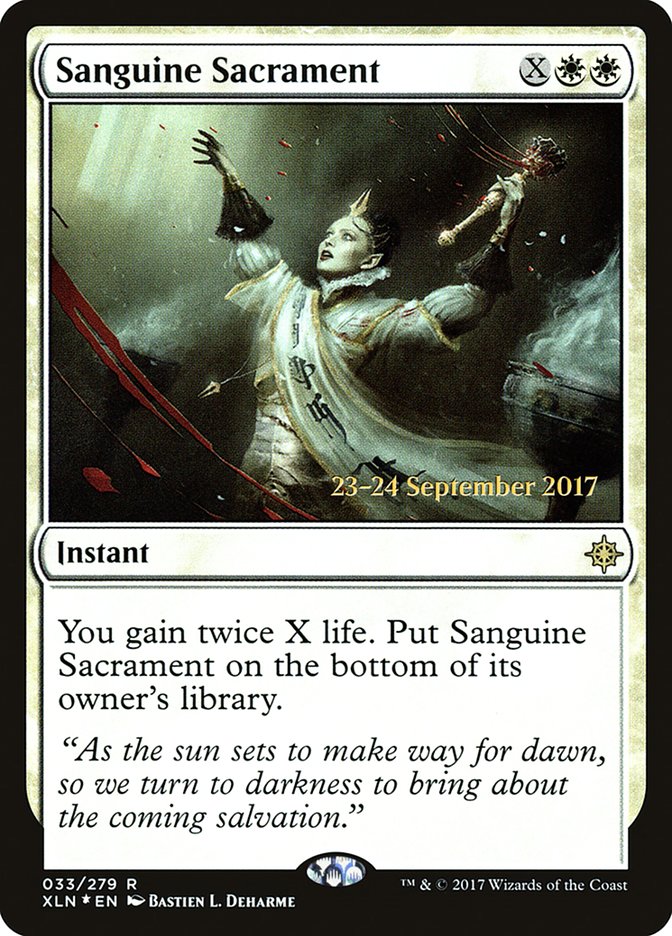Sanguine Sacrament [Ixalan Promos] | Good Games Adelaide SA