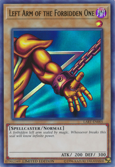 Left Arm of the Forbidden One [LART-EN005] Ultra Rare | Good Games Adelaide SA