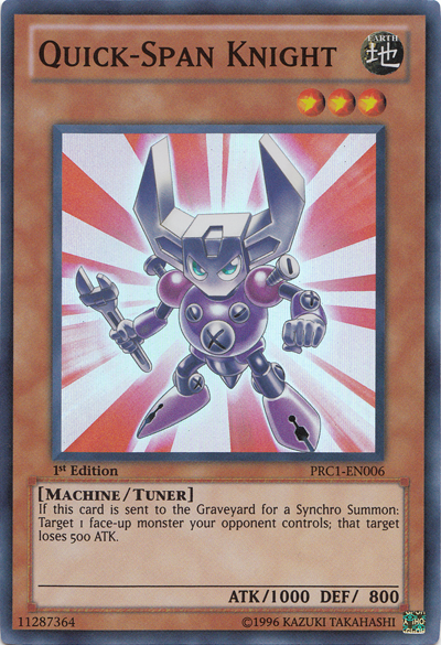 Quick-Span Knight [PRC1-EN006] Super Rare | Good Games Adelaide SA