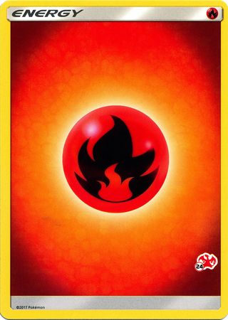 Fire Energy (Charizard Stamp #24) [Battle Academy 2020] | Good Games Adelaide SA