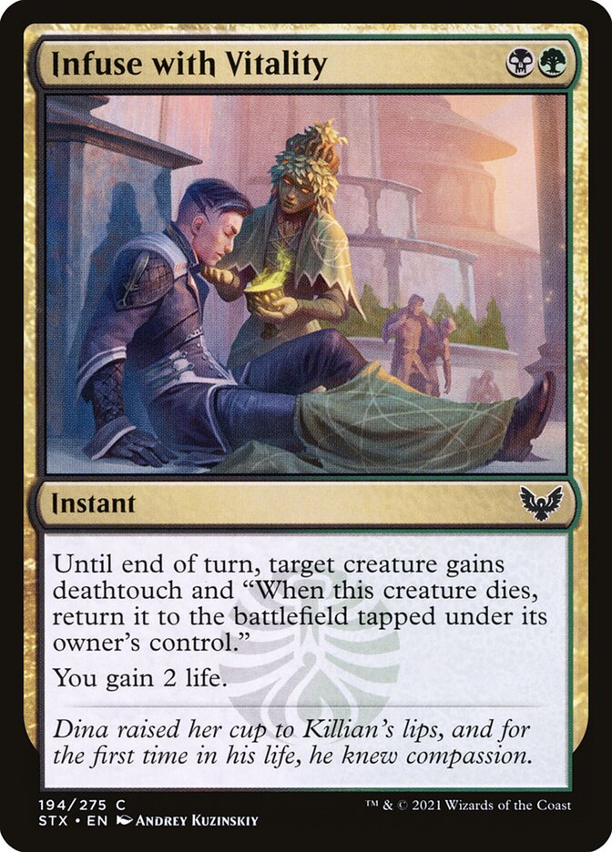 Infuse with Vitality 194 (Strixhaven: School of Mages)  - Foil | Good Games Adelaide SA