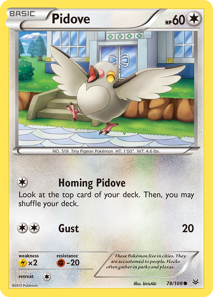 Pidove (78/108) [XY: Roaring Skies] | Good Games Adelaide SA