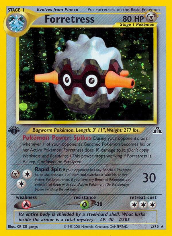Forretress 02/75 (Neo Discovery)  - 1st Edition Holofoil | Good Games Adelaide SA