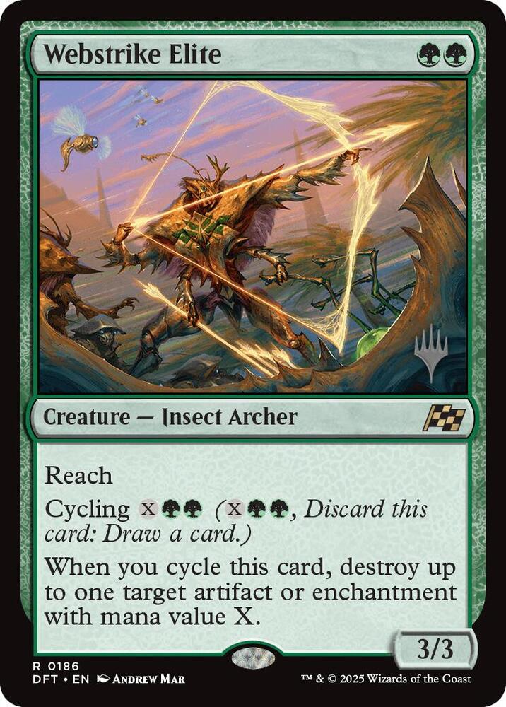 Webstrike Elite 186 (Promo Pack: Aetherdrift)  - Foil | Good Games Adelaide SA