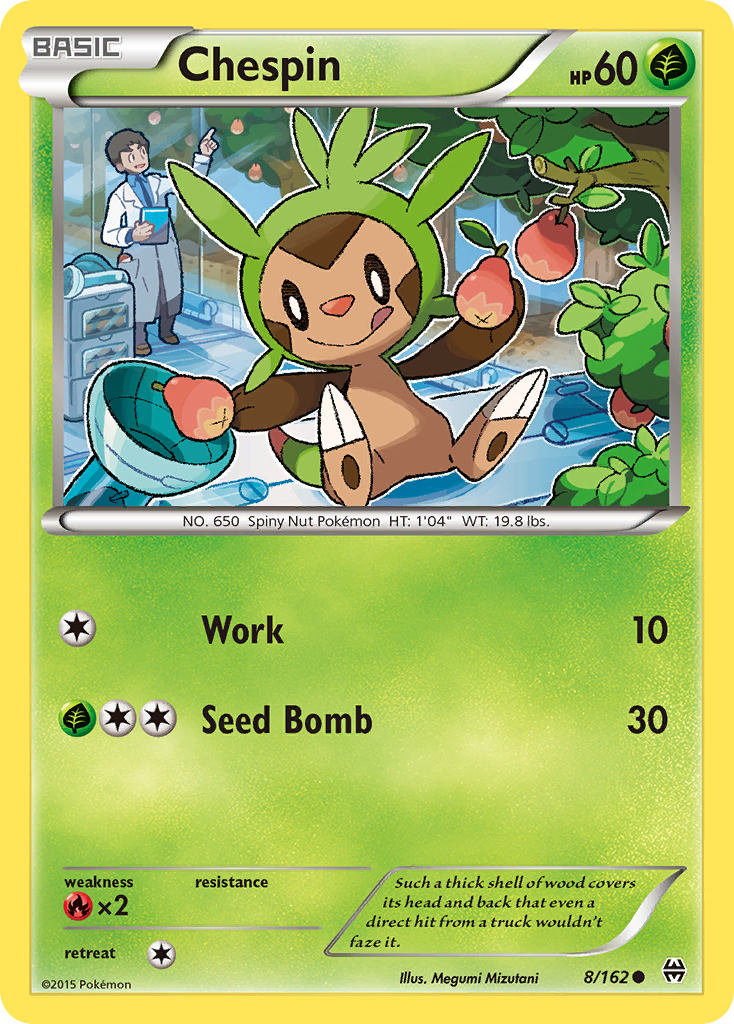 Chespin (8/162) [XY: BREAKthrough] | Good Games Adelaide SA
