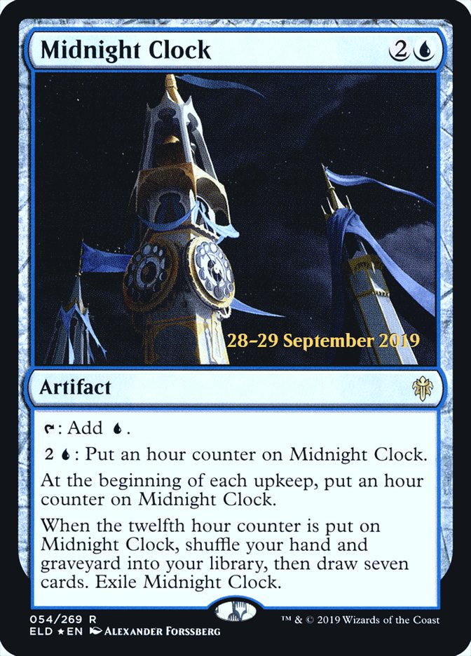 Midnight Clock  [Throne of Eldraine Prerelease Promos] | Good Games Adelaide SA