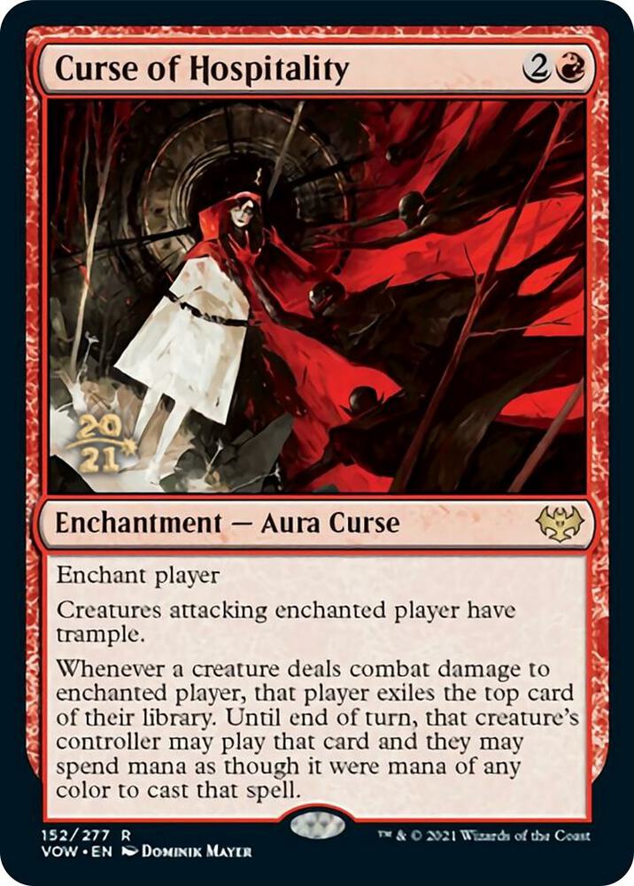 Curse of Hospitality 152 (Prerelease Cards)  - Foil | Good Games Adelaide SA