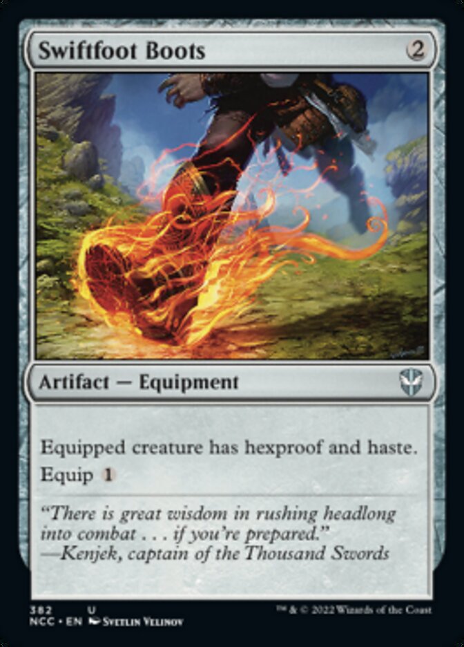 Swiftfoot Boots [Streets of New Capenna Commander] | Good Games Adelaide SA