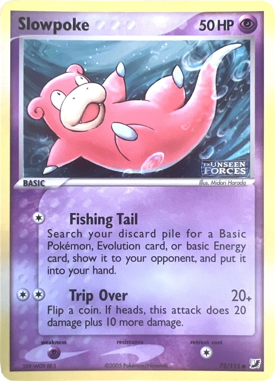 Slowpoke (72/115) (Stamped) [EX: Unseen Forces] | Good Games Adelaide SA