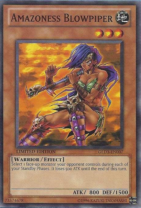 Amazoness Blowpiper [GLD3-EN007] Common | Good Games Adelaide SA