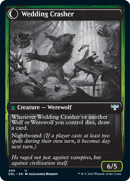 Wolfkin Outcast // Wedding Crasher [Innistrad: Double Feature] | Good Games Adelaide SA